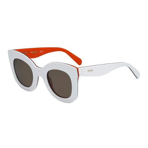 celine white sunglasses marta|WOMEN'S LUXURY WHITE SUNGLASSES .